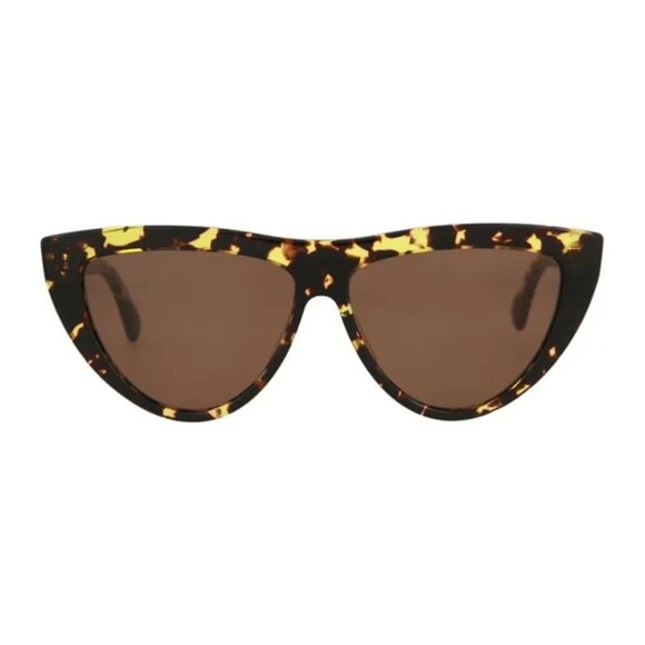 NEW  BOTTEGA VENETA SUNGLASSES HAVANA WOMEN EYEWEAR BOTTEGA VENETA BV1018S 002 - Picture 2 of 3